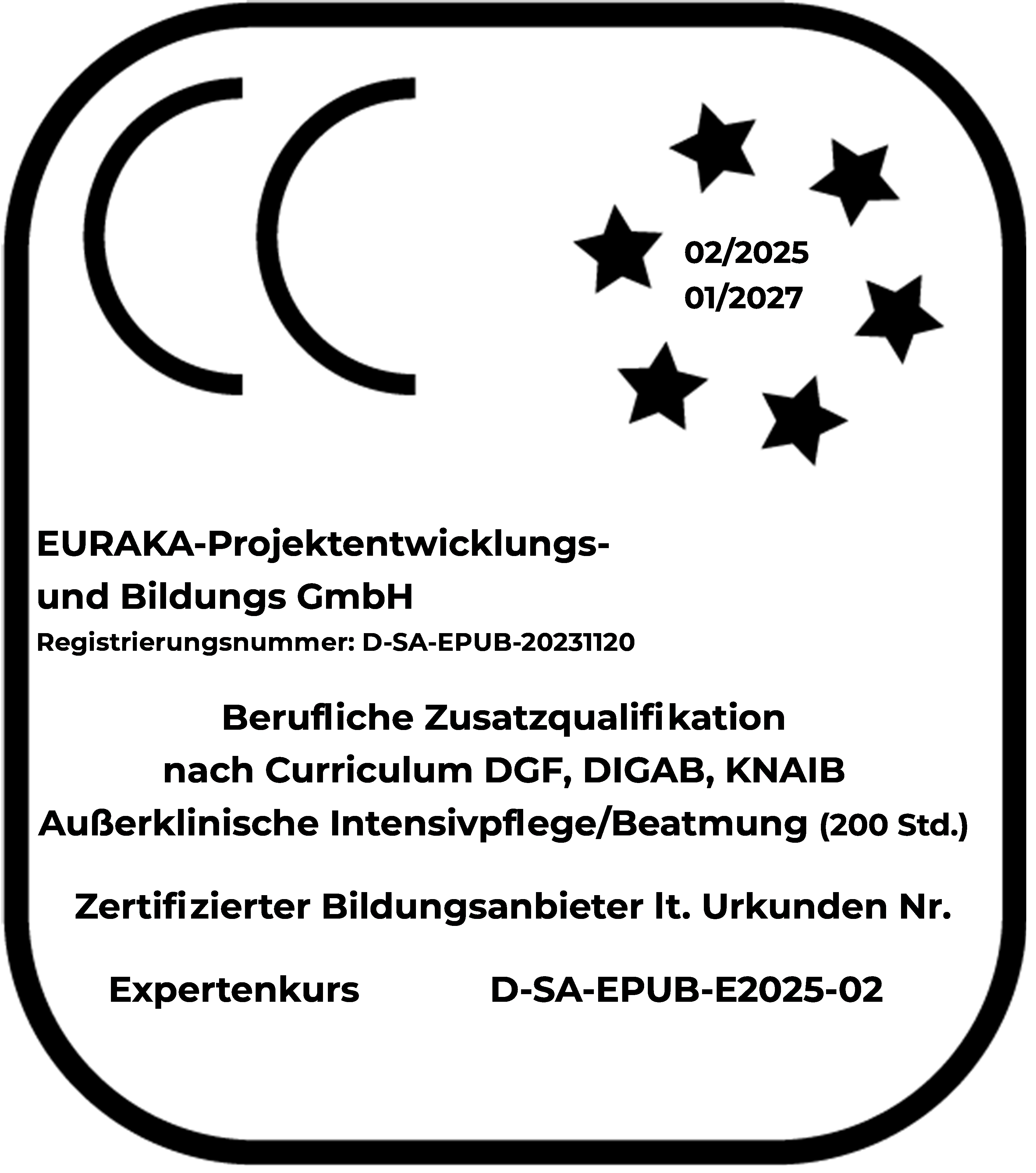 ITS Basis EURAKA Zertifizierungssiegel