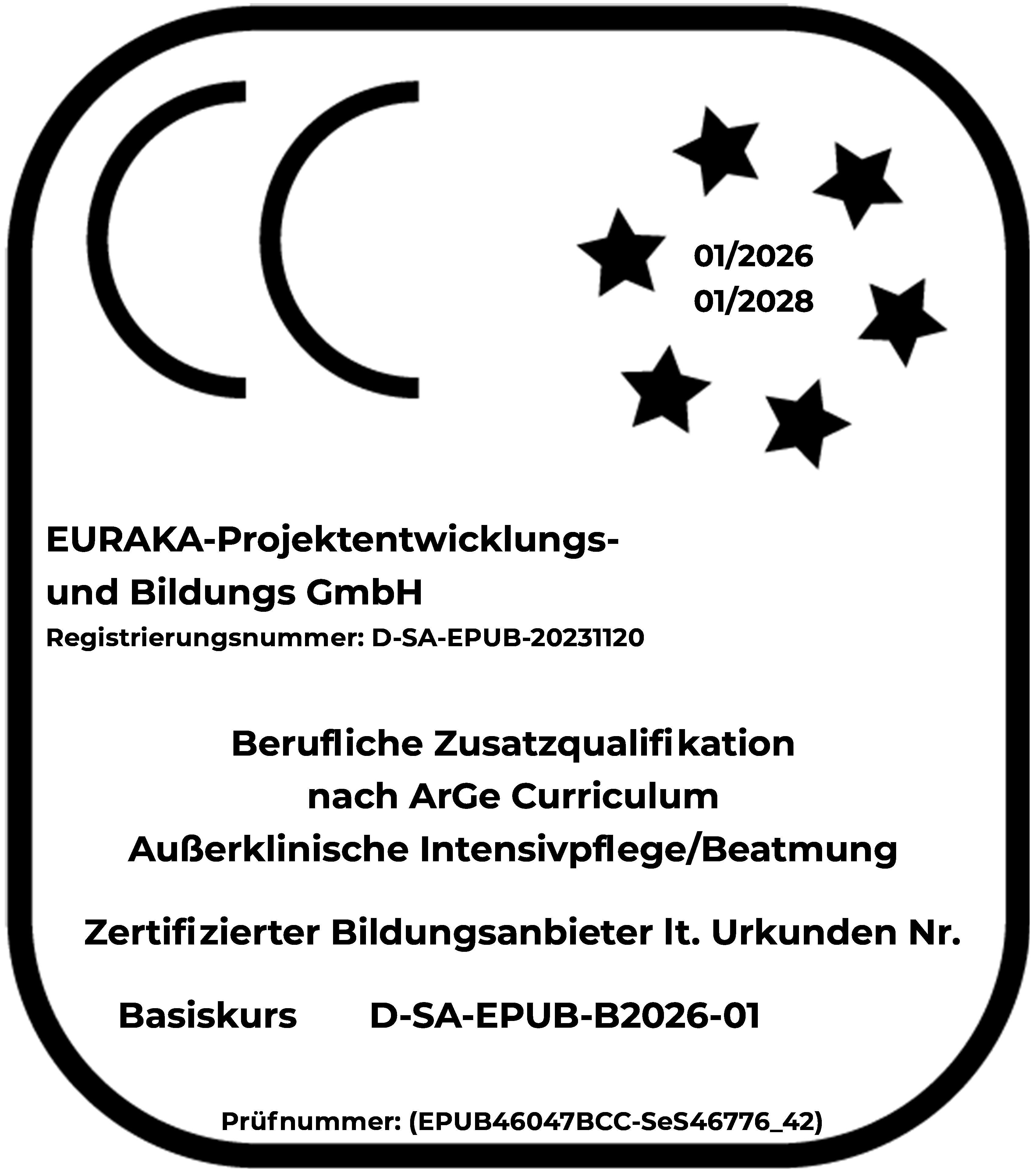 ITS Basis EURAKA Zertifizierungssiegel